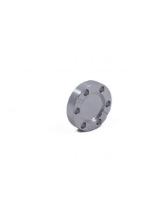 110000, DN16CF 34mm / 1.33" OD Del-Seal CF Mini ConFlat Flange, Non-Rotatable, Blank, Clearance, 304ss