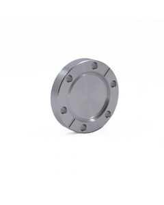 DN40CF, 2.75" / 69.3mm Del-Seal CF ConFlat Flange, Non-Rotatable, Blank, Clearance, 304ss