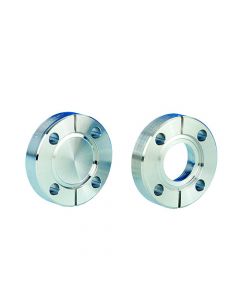 130005, 2.125" (DN25CF 54 mm) , ConFlat Flange, Non-Rotatable, Blank, Tapped, 304ss