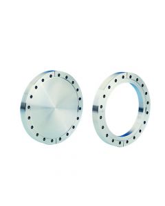 130030, DN160CF 203mm | 8.00" OD ConFlat Flange, Non-Rotatable, Blank, Tapped, 304ss