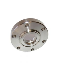 Extended Range Viewport (ERV), Calcium Fluoride (CaF2) 1.00inch (25.4mm) Lens, 2.75 CF (DN40 CF) Conflat Flange