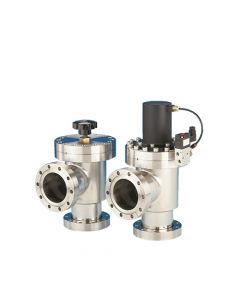 Angle Valve, NW80, HV, Pneumatic            