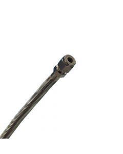 UnBraided Flexible Stainless Steel Hose, 1/4 Swakelok, 36" Long, Thin Wall                       