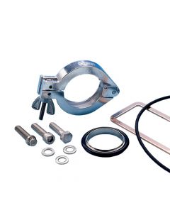 710002, ISO KF Kwik-Flange, Centering Ring, NW40, DN40KF, FKM Elastomer, Stainless Steel, (1 Per Pack) Includes one elastomer gasket seal