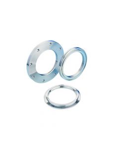 ISO-LF Large-Flange, NW100, 4", Weld, Banded-Clamp 