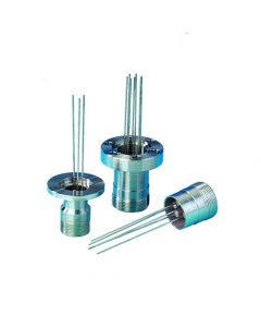 Multipin Feedthrough, 5 Pins, 0.032" (0.8mm) Diameter Conductors, K150 (NW40) Kwik-Flange
