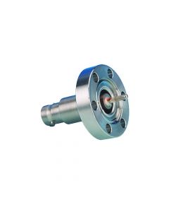 BNC Coaxial Feedthrough, 1-Pin, Grounded Shield, 1.33" CF (DN40 CF) Conflat Flange
