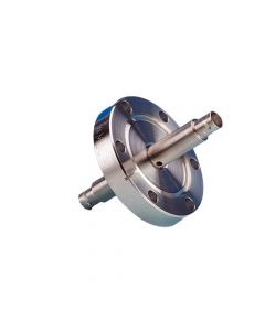 BNC Coaxial Feedthrough, 1-Pin, Grounded Shield, Double Ended, 2.75" CF (DN40 CF) Conflat Flange