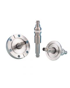 BNC Coaxial Feedthrough, 1-Pin, Floating Shield, 2.75" CF (DN40 CF) Conflat Flange