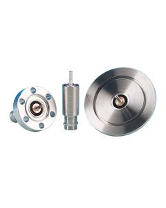 MHV Coaxial Feedthrough, 3-Pin, Grounded Shield, 2.75" CF (DN40 CF) Conflat Flange
