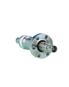 9222011, MHV Coaxial Feedthrough, 1-Pin, Floating Shield, Double Ended, 1.33" CF (DN 16 CF) Conflat Flange