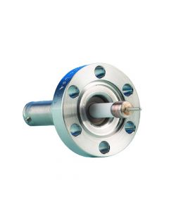 SHV-10 Coaxial Feedthrough, 1-Pin, Exposed, Grounded Shield, 1.33" CF (DN16 CF) Conflat Flange