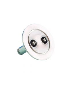 Type-N Coaxial Feedthrough, 2-Pin, Grounded Shield,  K200 (NW50) Kwik-Flange