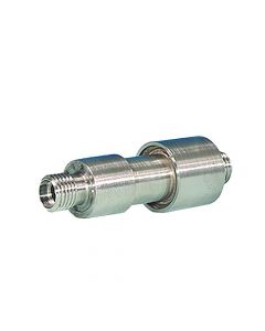 SMA Coaxial Feedthrough, 1-Pin, Grounded Shield, Double Ended, Weldable