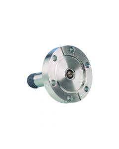 SHV-B (Bakeable) Coaxial Feedthrough, 1-Pin, Grounded Shield, 2.75" CF (DN40CF) Conflat Flange