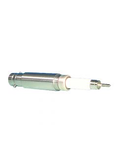SHV-20 Coaxial Feedthrough, 1-Pin Exposed, Grounded Shield, Weldable