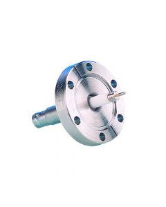 SHV-20 Coaxial Feedthrough, 1-Pin, Grounded Shield, 2.75" CF (DN40 CF) Conflat Flange