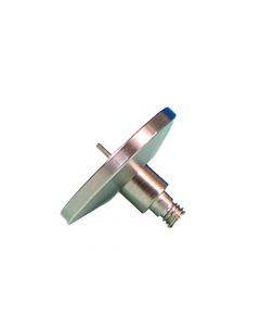 Microdot Coaxial Feedthrough, 1-Pin, Grounded Shield, K075 (NW16), Kwik-Flange ISO KF, Quick Flange