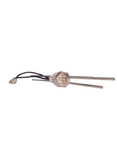 BNC Coaxial Feedthrough, MICRO, 2-Pin, 3 TUBE 150C, 1.00" (25.4mm) BP Bolt Mnt