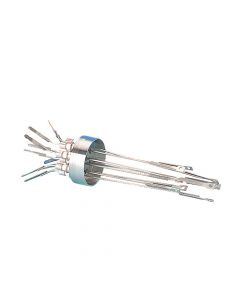 Thermocouple Feedthrough, Type C, 5 Pairs, Miniature Connector, Weldable