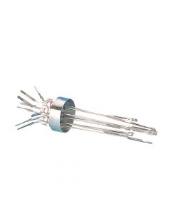Thermocouple Feedthrough, Type K, 5 Pairs, Miniature Connector, Weldable