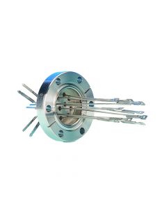 9312018, Thermocouple Feedthrough, Type C, 5 Pairs, Miniature Connector, 2.75" Conflat Flange