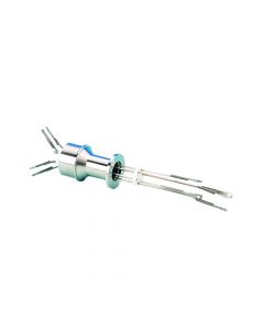 Thermocouple Feedthrough, Type K, 3 Pairs, Miniature Connector, K075, NW16, Kwik-Flange ISO KF, Quick Flange