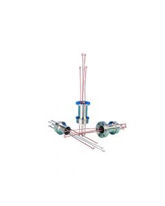 Thermocouple Feedthrough, Type T, 2 Pairs, Screw Type Connectors, Weldable