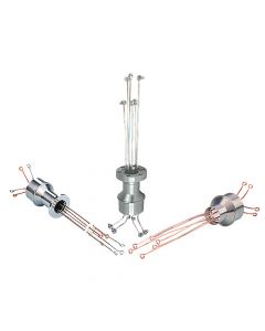 Thermocouple Feedthrough, Type T, 3 Pairs, Screw Type Connectors, Weldable