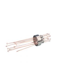 Thermocouple Feedthrough, Type R-S, 5 Pairs, Screw Type Connectors, Weldable