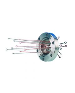 Thermocouple Feedthrough, Type T, 5 Pairs, Screw Type Connectors, 2.75" Conflat Flange