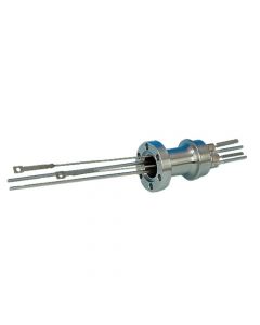 Thermocouple-Power Feedthrough, Type K, 1 Pair, 5KV, 15 Amps, 1.33" Conflat Flange 