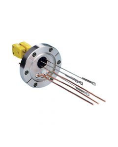 Thermocouple-Power Feedthrough, Type K, 2 Pairs, 3 5KV, 30 Amps, 2.75" Conflat Flange    