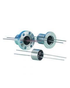 Power Feedthrough, 0.5KV, 8 Amps, 2 Pins, 1.33" Conflat Flange