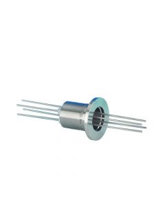 Power Feedthrough, 1KV, 1 Amp, 4 Pins, K075, NW16, Kwik-Flange ISO KF, Quick Flange