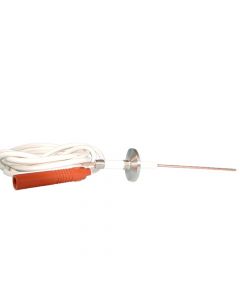 Power Feedthrough,  10KV 25 Amps, 1PIN WC, K075, NW16, Kwik-Flange ISO KF, Quick Flange