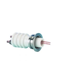 Power Feedthrough, 25KV 30AMP 2 Pins, K150, NW40, Kwik-Flange ISO KF, Quick Flange
