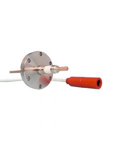 Power Feedthrough, 15KV 70AMP 1 Pin, Power Boot, 1.33" Conflat Flange
