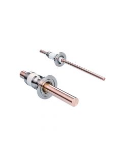 Power Feedthrough, 5KV, 75 Amps, 1 Pin, K075, NW16, Kwik-Flange ISO KF, Quick Flange
