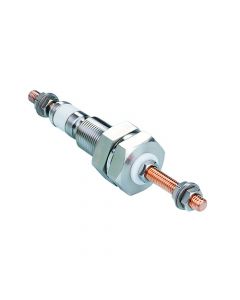 Power Feedthrough, 3KV, 250 Amps, 1 Pin, 1" Baseplate Bolt