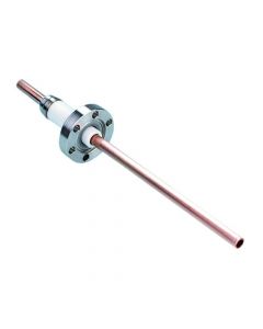 Power Feedthrough, 5KV, 1 Tube, 0.25" Copper Conductor, 1.33" Conflat Flange