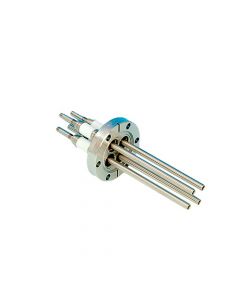 Power Feedthrough, 5KV, 4 Tubes, .25" Nickel Conductor, 2.75" Conflat Flange