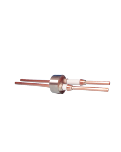 9511001, RF Power Feedthrough, 8000 Volts, 10kW, 450 kHz, 2 Tubes, Weldable