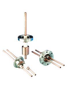 RF Power Feedthrough, 20kW 13.5MHz 2 H2O, Weldable