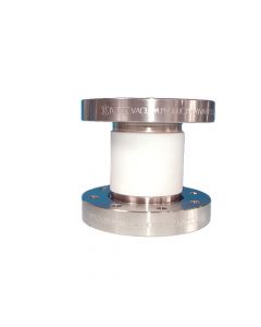 Ceramic Break, 30KV, 2.00" (50.8mm) ID, 4.50" CF (DN63 CF) Conflat Flange