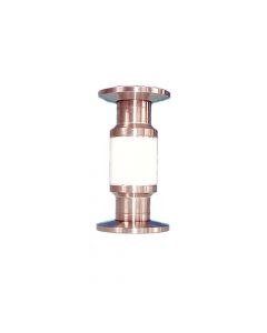 Ceramic Break, 10KV, K075 (NW16), Kwik-Flange ISO KF, Quick Flange