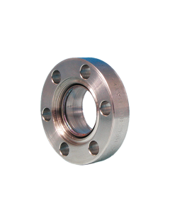 UV Grade Sapphire Viewport, 0.375" Lens, 1.33" Conflat Flange (9.5mm Lens, DN16 CF)