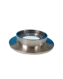 UV Grade Fused Silica Viewport, 1.50" Lens, K200, NW50, Kwik-Flange ISO KF, Quick Flange