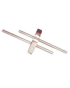 LIQ H2O WLD .25in (6.3mm) 1 TUBE 1.33" CF (DN16CF) Conflat Flange