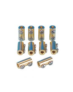 9924006, In-line Connectors, 0.120" (3.0mm) ID, 10 Pack